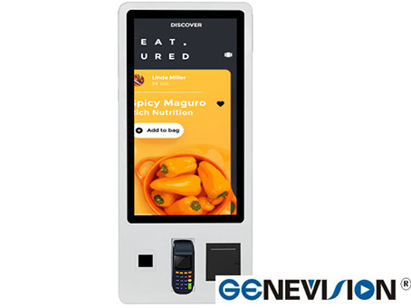 Exquisitive Alluminum Housing Self Service Kiosk In Windows Or Android System