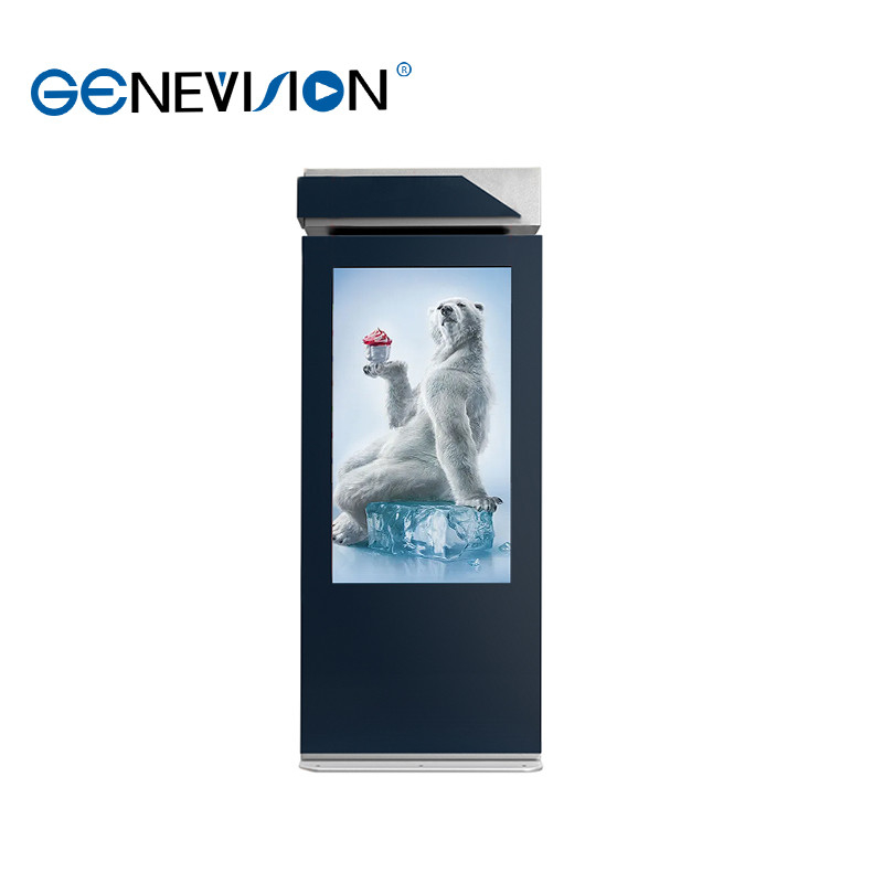 Vertical Touch Screen Outdoor Digital Signage All In One Advertising Player Kiosk