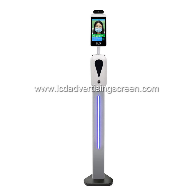 Face Recognition Attendance and Detection Infrared Temperature 8 Inch ...