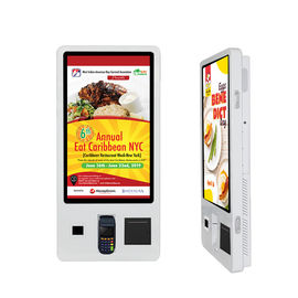 32" Self Service Ordering Kiosk Touch Screen Free Standing Payment Interactive