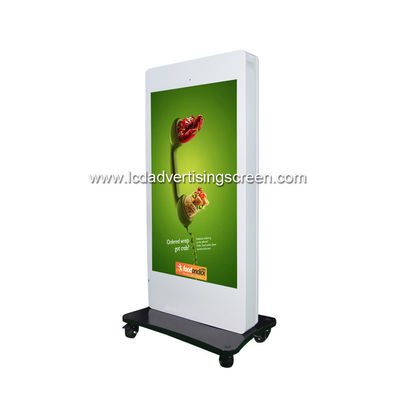 65 Inch Floor Standing TFT LCD Screen Outdoor Digital Signage