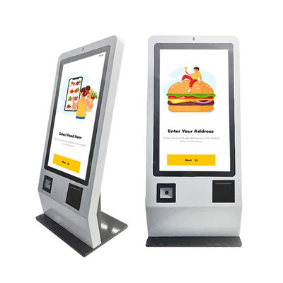 24inch Table LCD Capacitive Touch Screen Desktop Self Service Kiosk POS Payment Terminal Machine For Ordering Fast Food