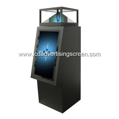 Floor Standing 21.5 Inch 3D Hologram Showcase 32 Inch Vertical Touch